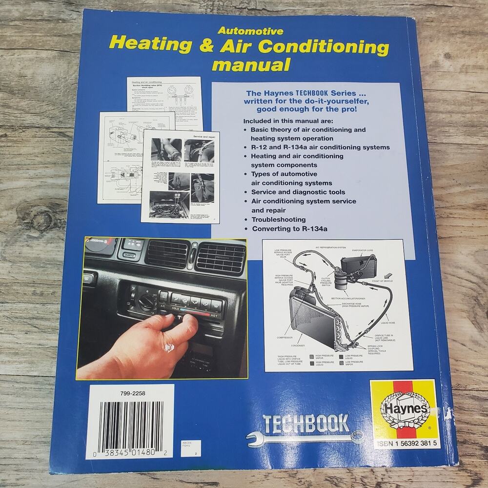 Haynes Techbook: Automotive Heating & Air Conditioning - #10425 - Stubblefield - Picture 2 of 8